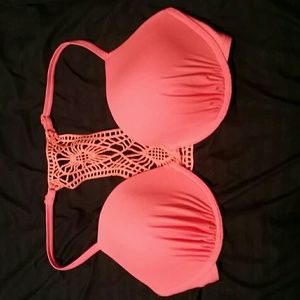 Coral Swim Top